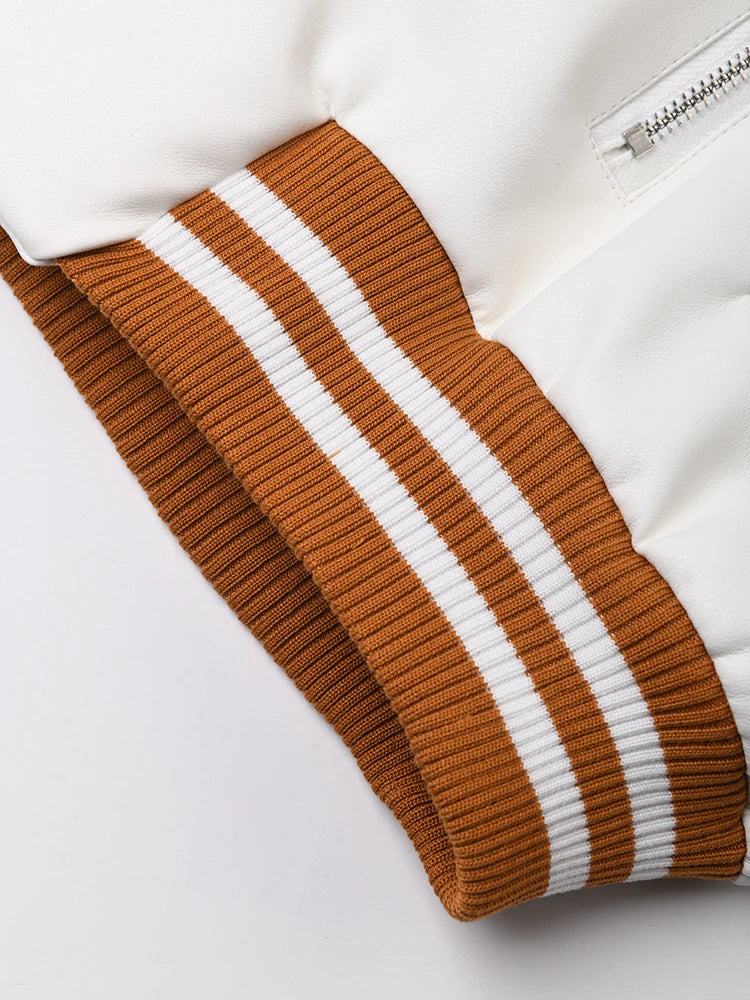 Color-block PU Leather Jacket, Soho | Women - BYMANYC ® New York - BYMANYC ® New York  