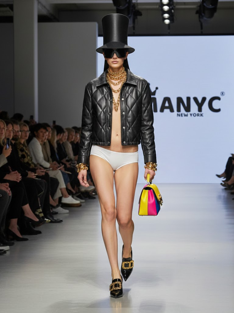  Diamond-Quilted Eco-Leather Jacket • DUMBO New Collection BYMANYC ® New York  NYC Wholesale Boutique Inventory - No MOQ & Ready to Ship