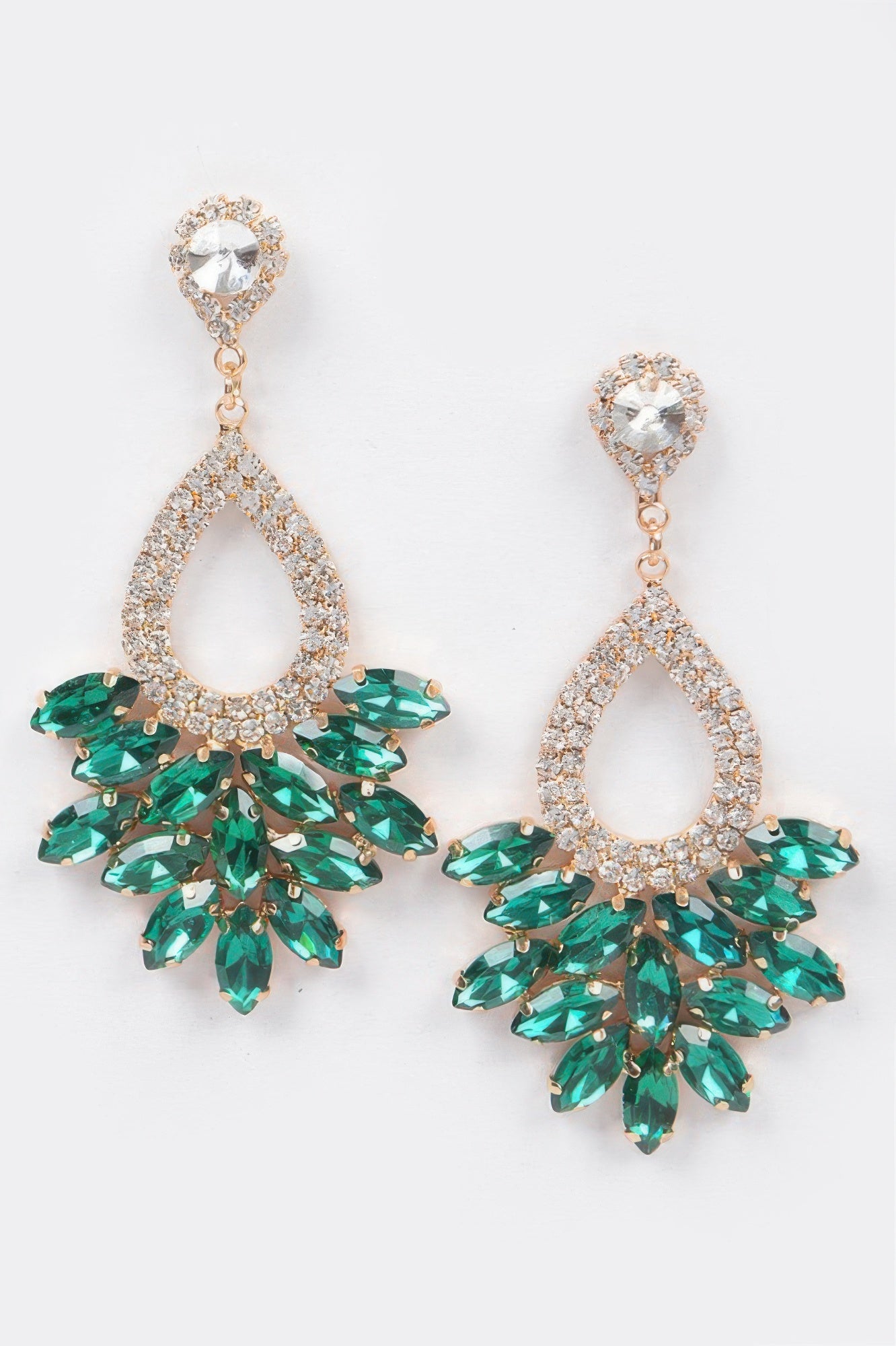  EMPIRE Rhinestone Dangle Earring - New Collection Los Angeles - BYMANYC ® New York  NYC Wholesale Boutique Inventory - No MOQ & Ready to Ship
