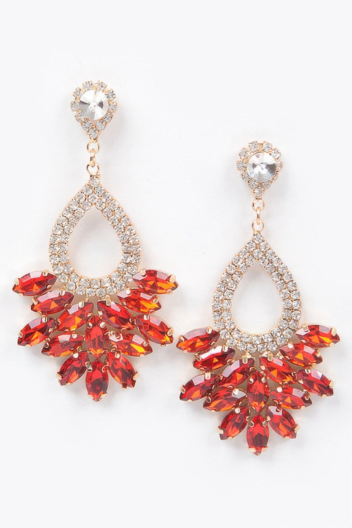  EMPIRE Rhinestone Dangle Earring - New Collection Los Angeles - BYMANYC ® New York  NYC Wholesale Boutique Inventory - No MOQ & Ready to Ship