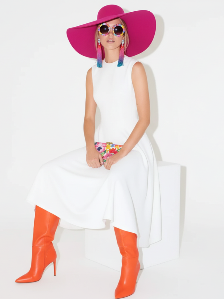 Elegant Sleeveless High-Waist A-Line Dress For Women, Upper West Side, BYMANYC New York. - BYMANYC ® New York  