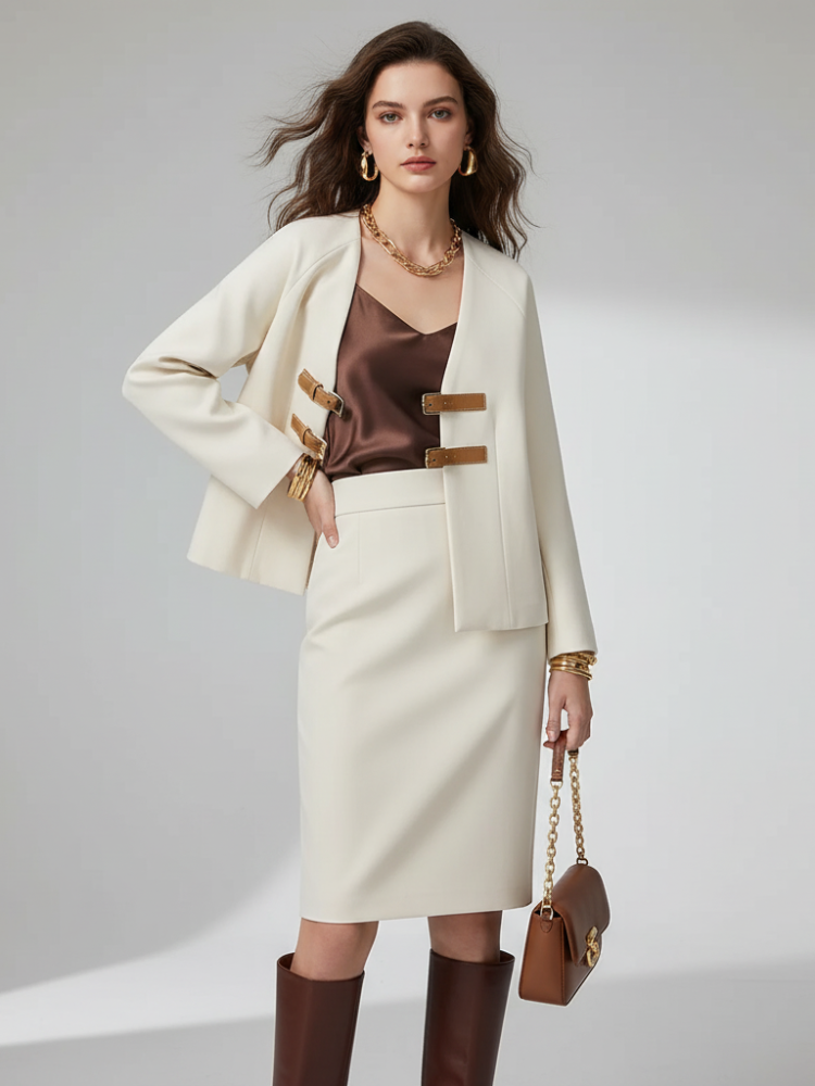 Faux Leather Blazer, Chelsea | Women - BYMANYC ® New York - BYMANYC ® New York  