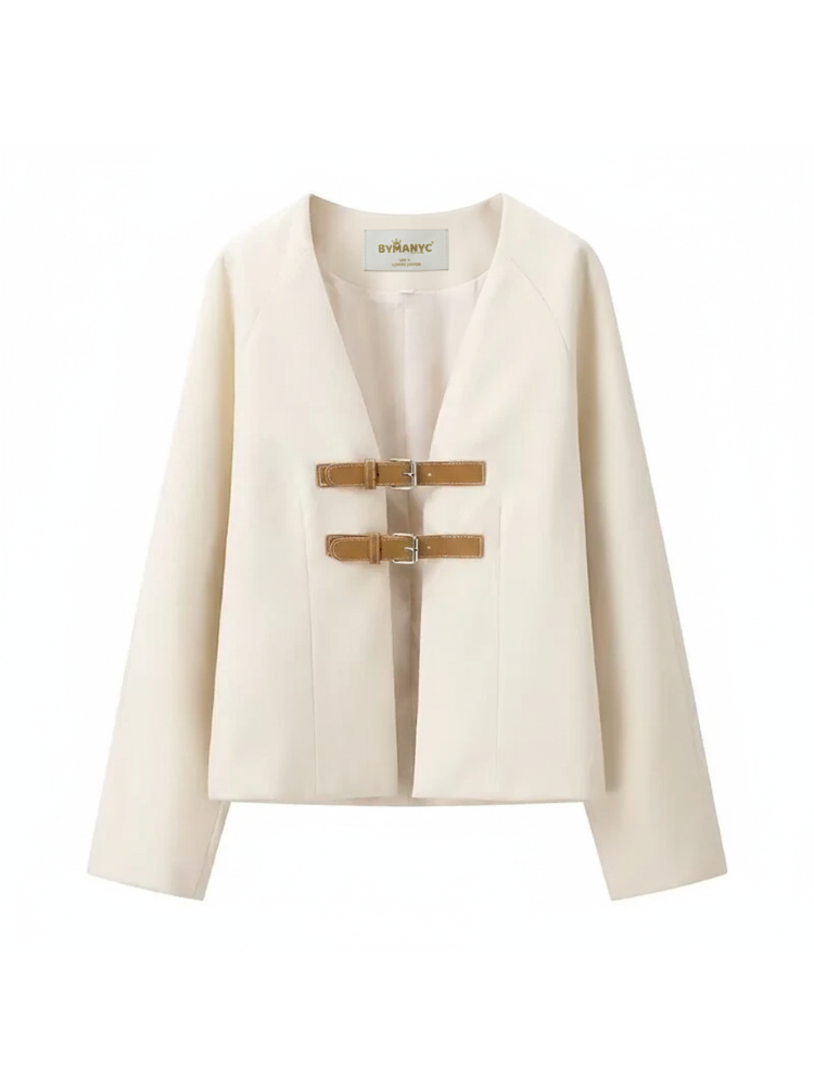 Faux Leather Blazer, Chelsea | Women - BYMANYC ® New York - BYMANYC ® New York  