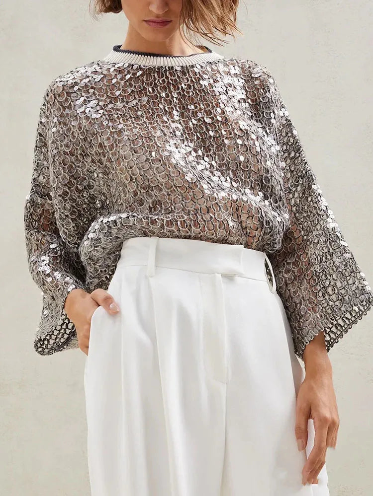 Fish Scale Sequin Top, Theater District | Women - BYMANYC ® New York - BYMANYC ® New York  
