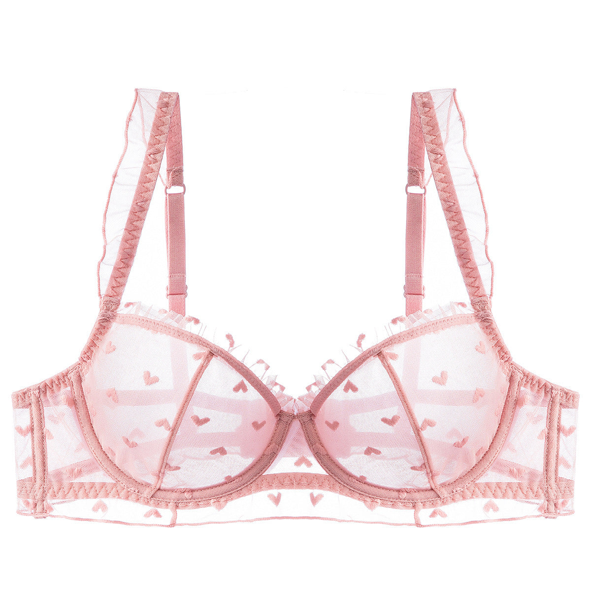 French Style Lace Minimizer Bra with Side Support For Large Chests, Upper East Side, BYMANYC New York. - BYMANYC ® New York  