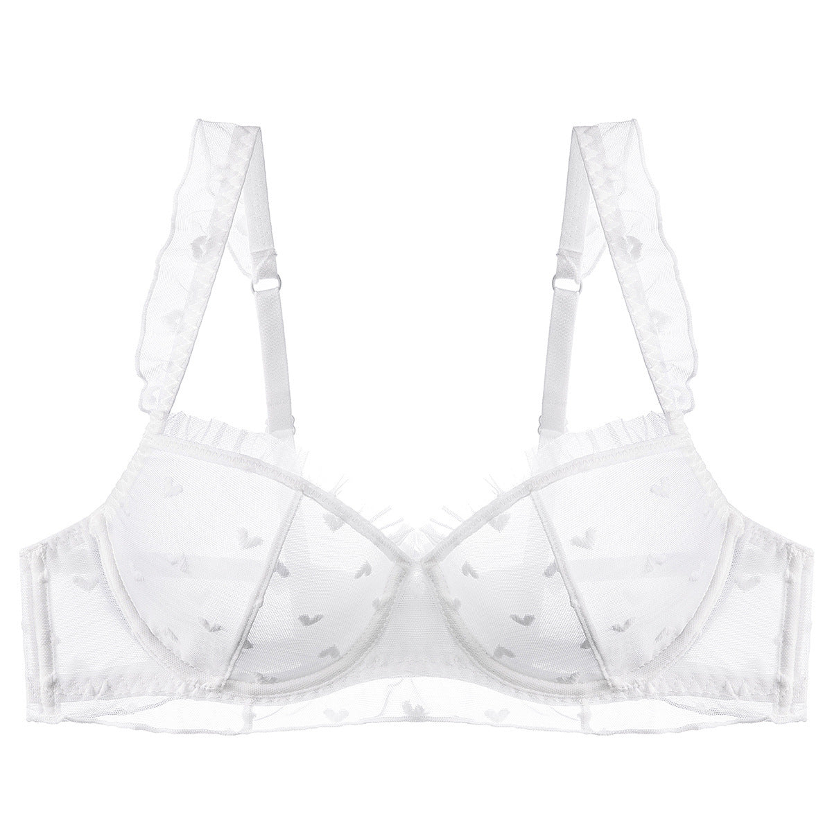 French Style Lace Minimizer Bra with Side Support For Large Chests, Upper East Side, BYMANYC New York. - BYMANYC ® New York  