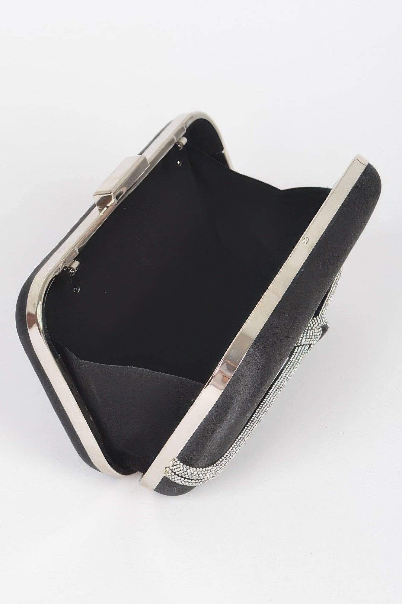  GRAMERCY Satin Frame Clutch | Luxury BYMANYC ® New York Style  NYC Wholesale Boutique Inventory - No MOQ & Ready to Ship