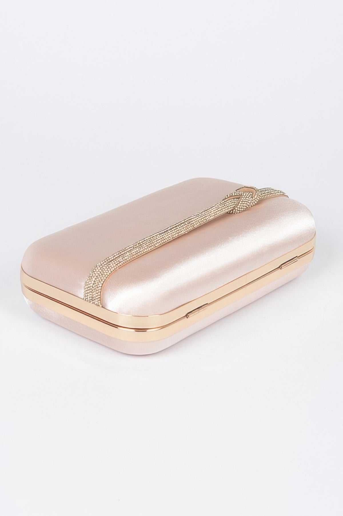  GRAMERCY Satin Frame Clutch | Luxury BYMANYC ® New York Style  NYC Wholesale Boutique Inventory - No MOQ & Ready to Ship