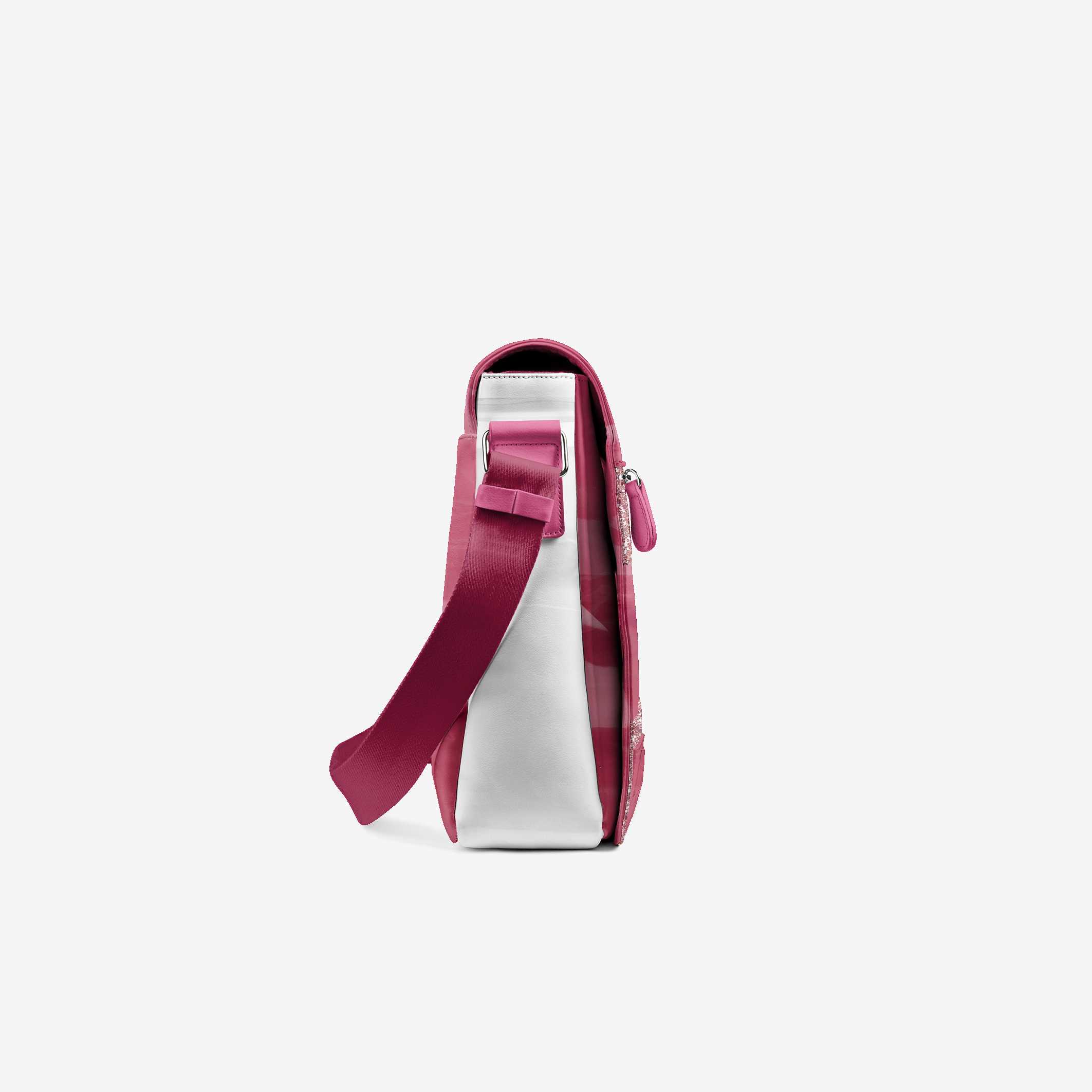 Glitter Pink Messenger Bag 16” | BYMANYC ® New York Glam Street Edition - BYMANYC ® New York