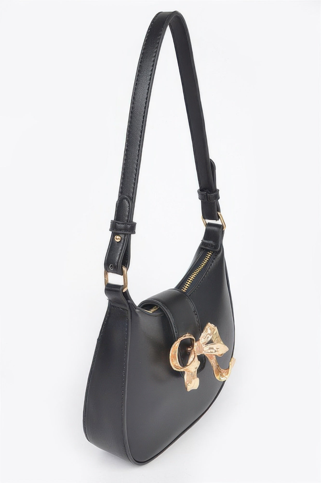  HANDBAG NOLITA Vegan Leather Small Hobo Metal Ribbon – BYMANYC ® New York  NYC Wholesale Boutique Inventory - No MOQ & Ready to Ship