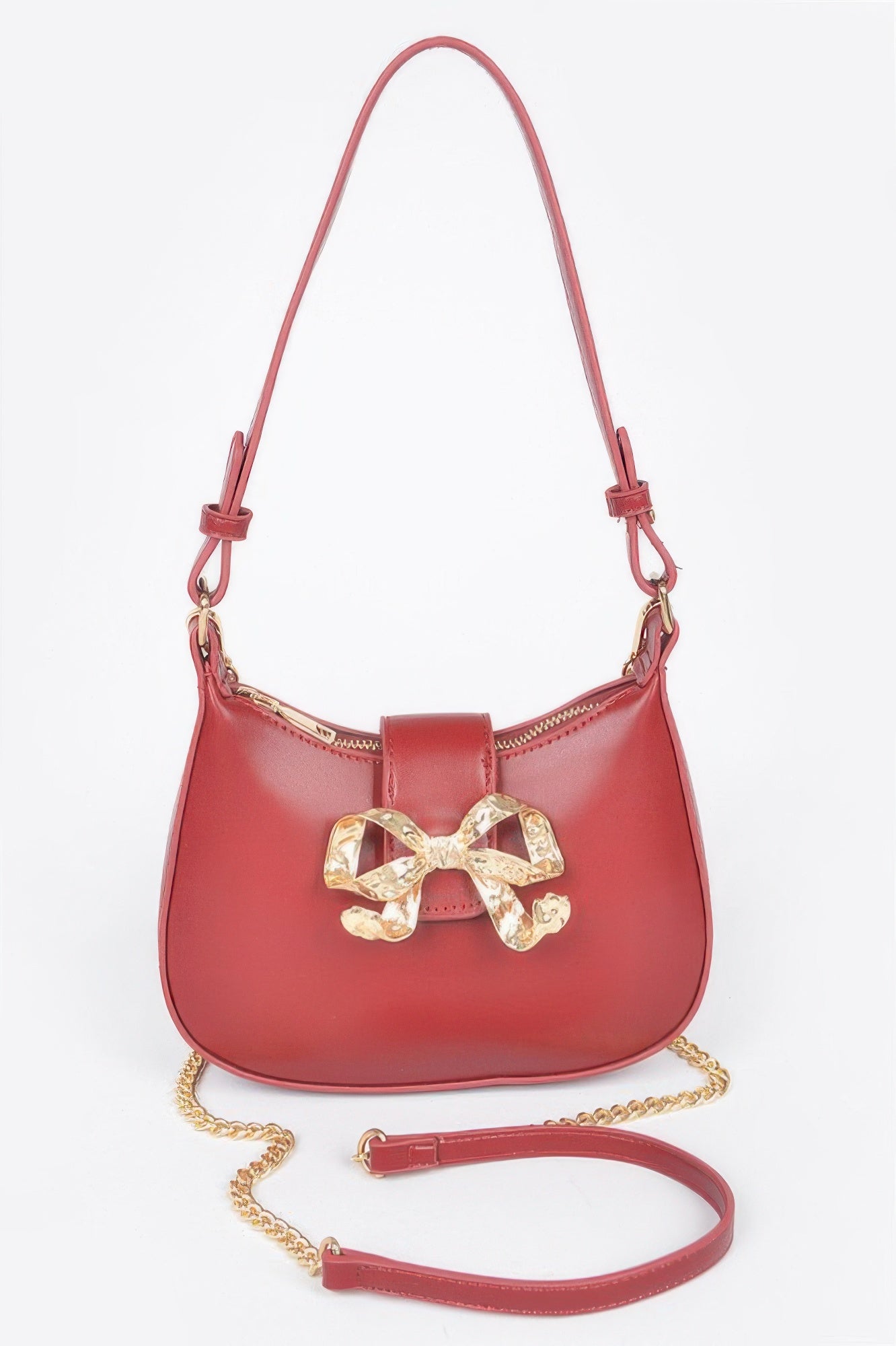  HANDBAG NOLITA Vegan Leather Small Hobo Metal Ribbon – BYMANYC ® New York  NYC Wholesale Boutique Inventory - No MOQ & Ready to Ship