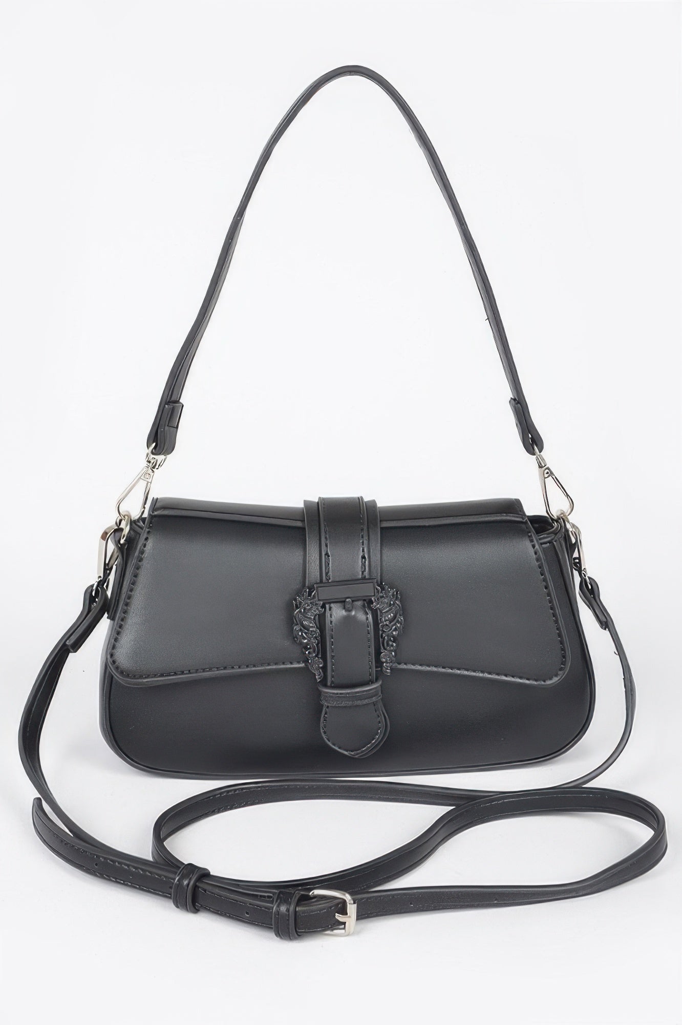  HELL’S KITCHEN Buckle Shoulder Bag | Vegan BYMANYC ® New York  NYC Wholesale Boutique Inventory - No MOQ & Ready to Ship
