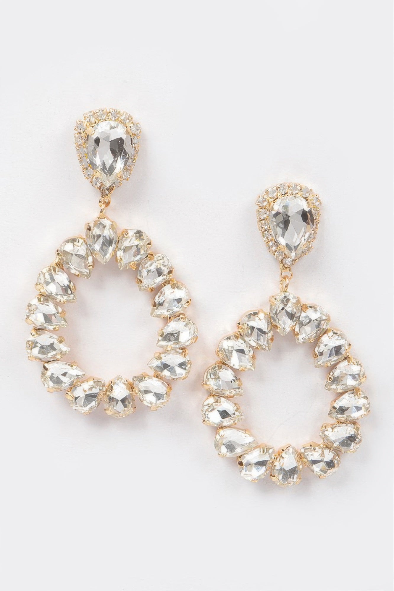  HUDSON Teardrop Stone Earring - New Collection Los Angeles - BYMANYC ® New York  NYC Wholesale Boutique Inventory - No MOQ & Ready to Ship