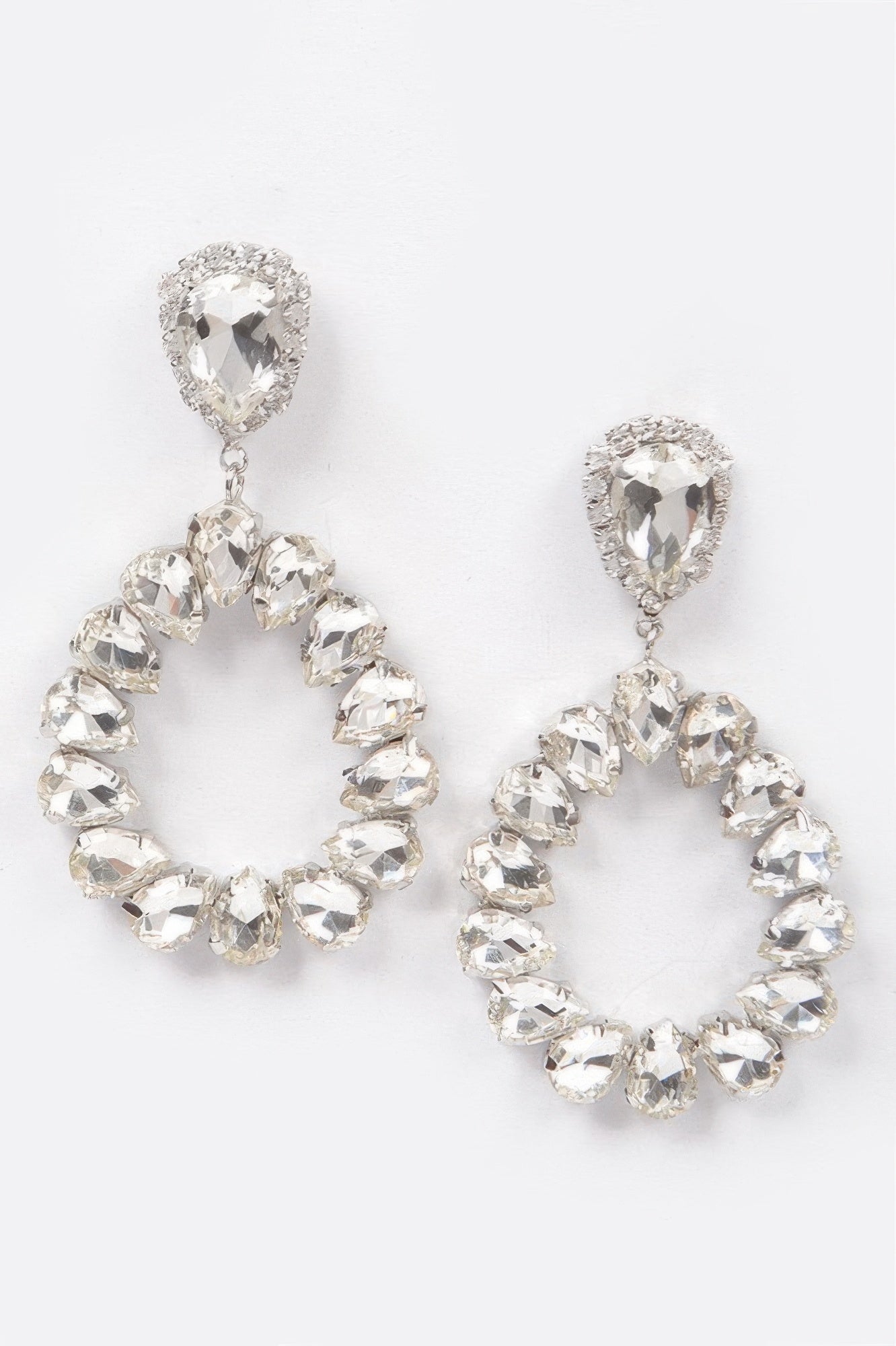  HUDSON Teardrop Stone Earring - New Collection Los Angeles - BYMANYC ® New York  NYC Wholesale Boutique Inventory - No MOQ & Ready to Ship