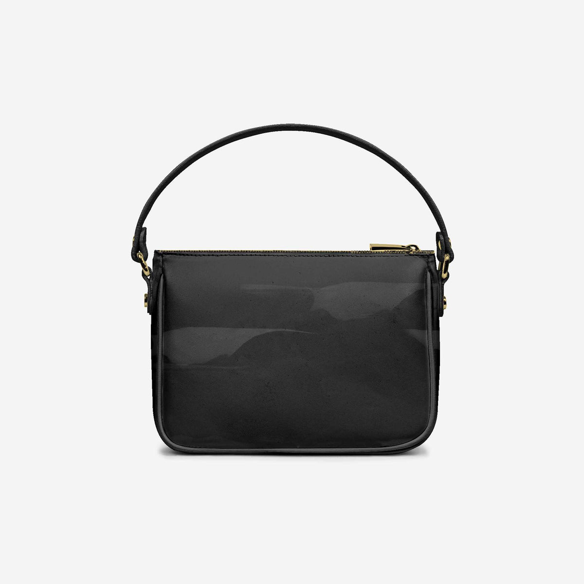  Handbag BYMANYC ® New York – Couture Vegan Vertical Band in Black & Gold Luxe  NYC Wholesale Boutique Inventory - No MOQ & Ready to Ship