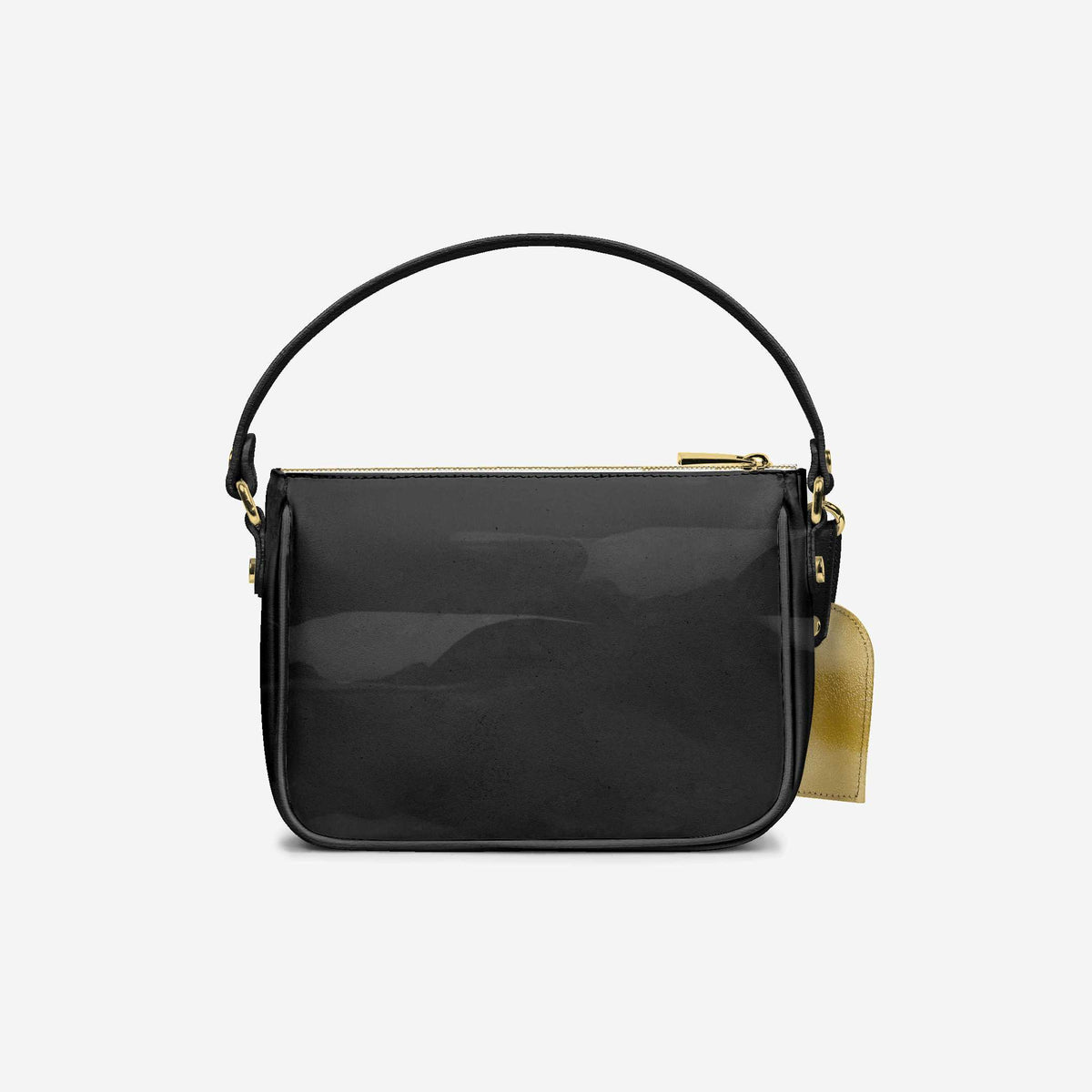  Handbag BYMANYC ® New York – Luxe Pendant Vertical Band in Platinum & Noir  NYC Wholesale Boutique Inventory - No MOQ & Ready to Ship