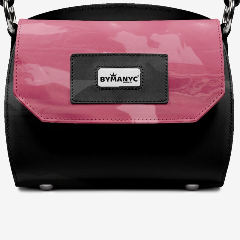  Handbag BYMANYC ® New York – Vegan Couture Trunk Mini in Manhattan Black  NYC Wholesale Boutique Inventory - No MOQ & Ready to Ship
