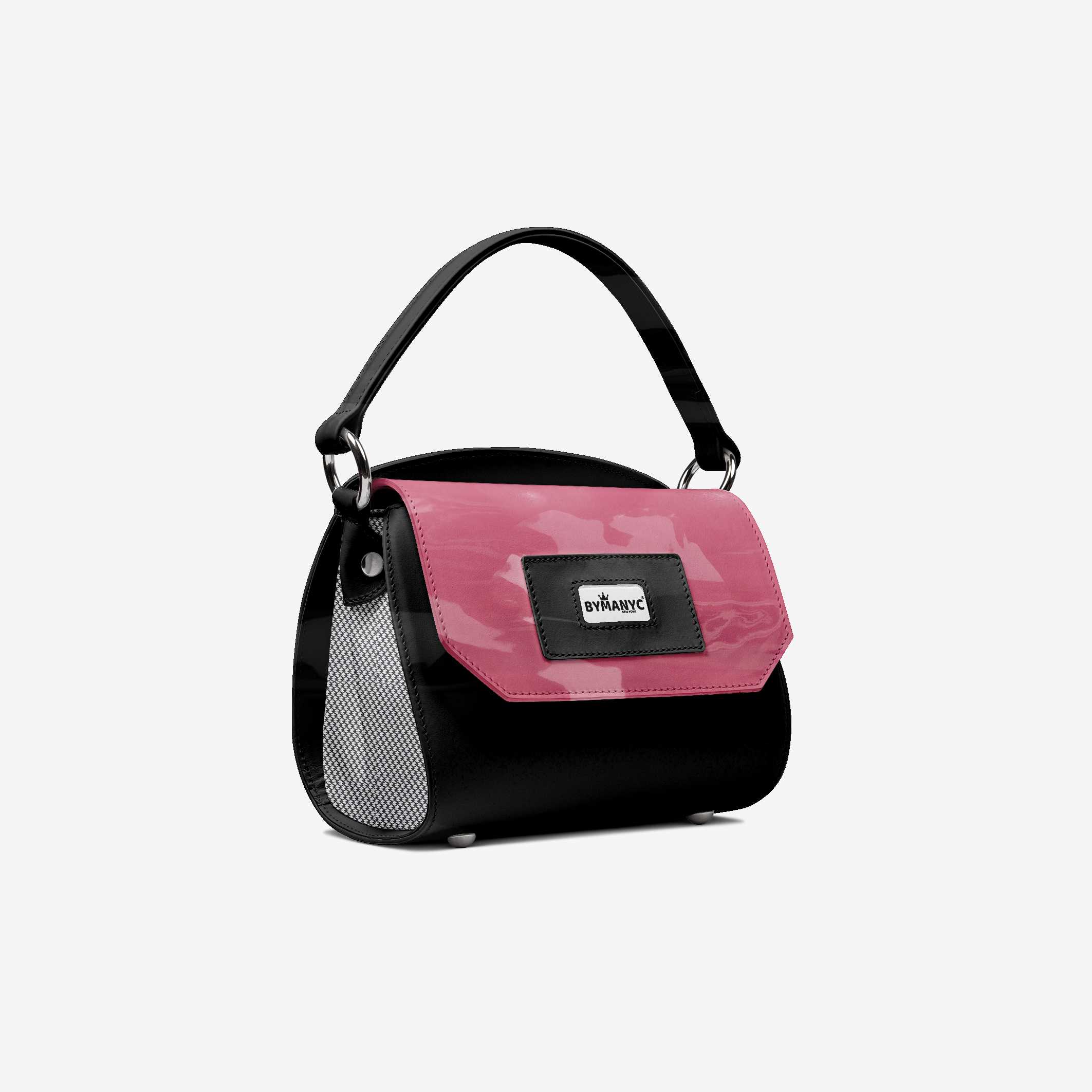  Handbag BYMANYC ® New York – Vegan Couture Trunk Mini in Manhattan Black  NYC Wholesale Boutique Inventory - No MOQ & Ready to Ship