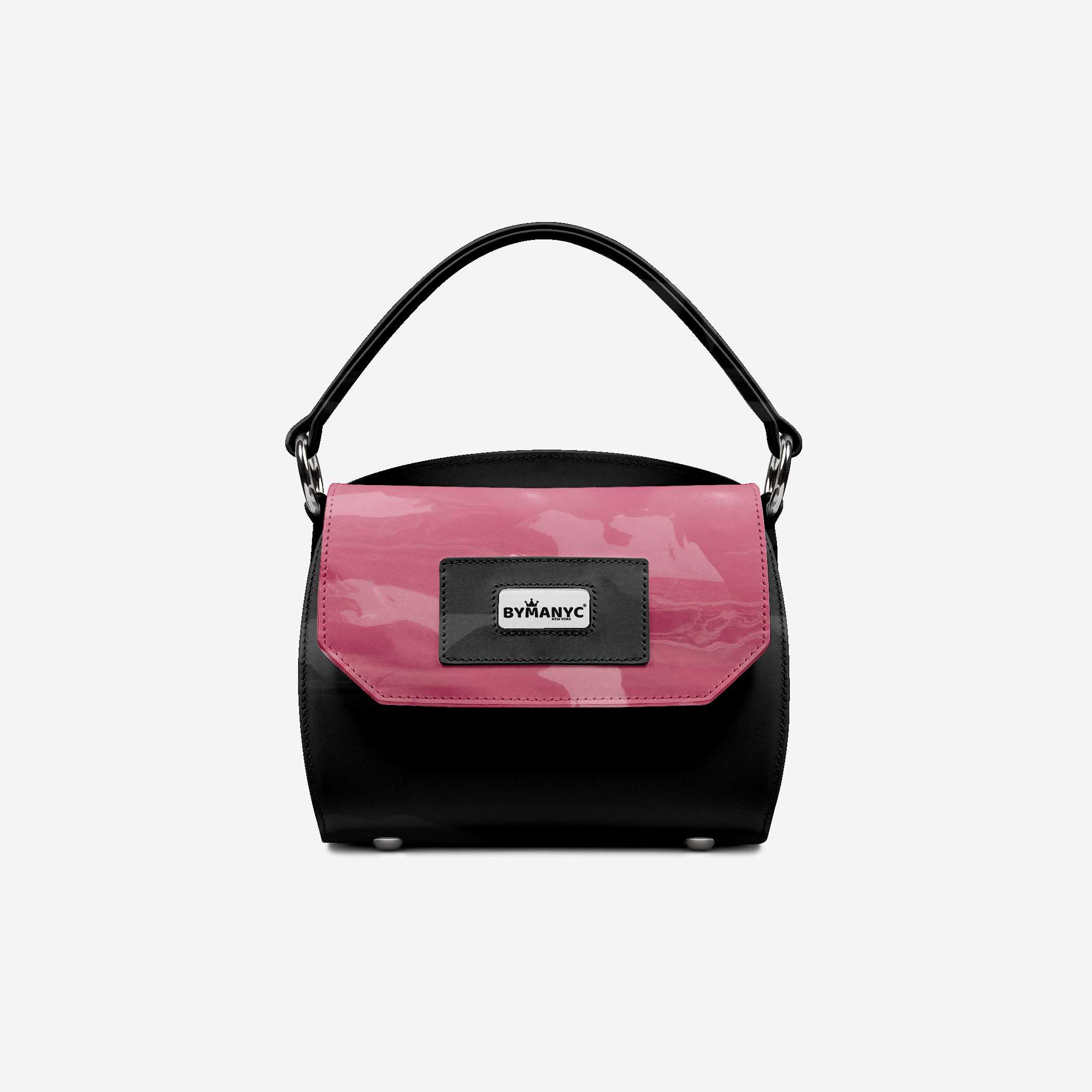  Handbag BYMANYC ® New York – Vegan Couture Trunk Mini in Manhattan Black  NYC Wholesale Boutique Inventory - No MOQ & Ready to Ship