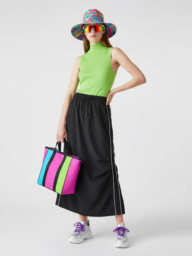  Harlem Luxury Sport Long Skirt BYMANYC ® New York  NYC Wholesale Boutique Inventory - No MOQ & Ready to Ship