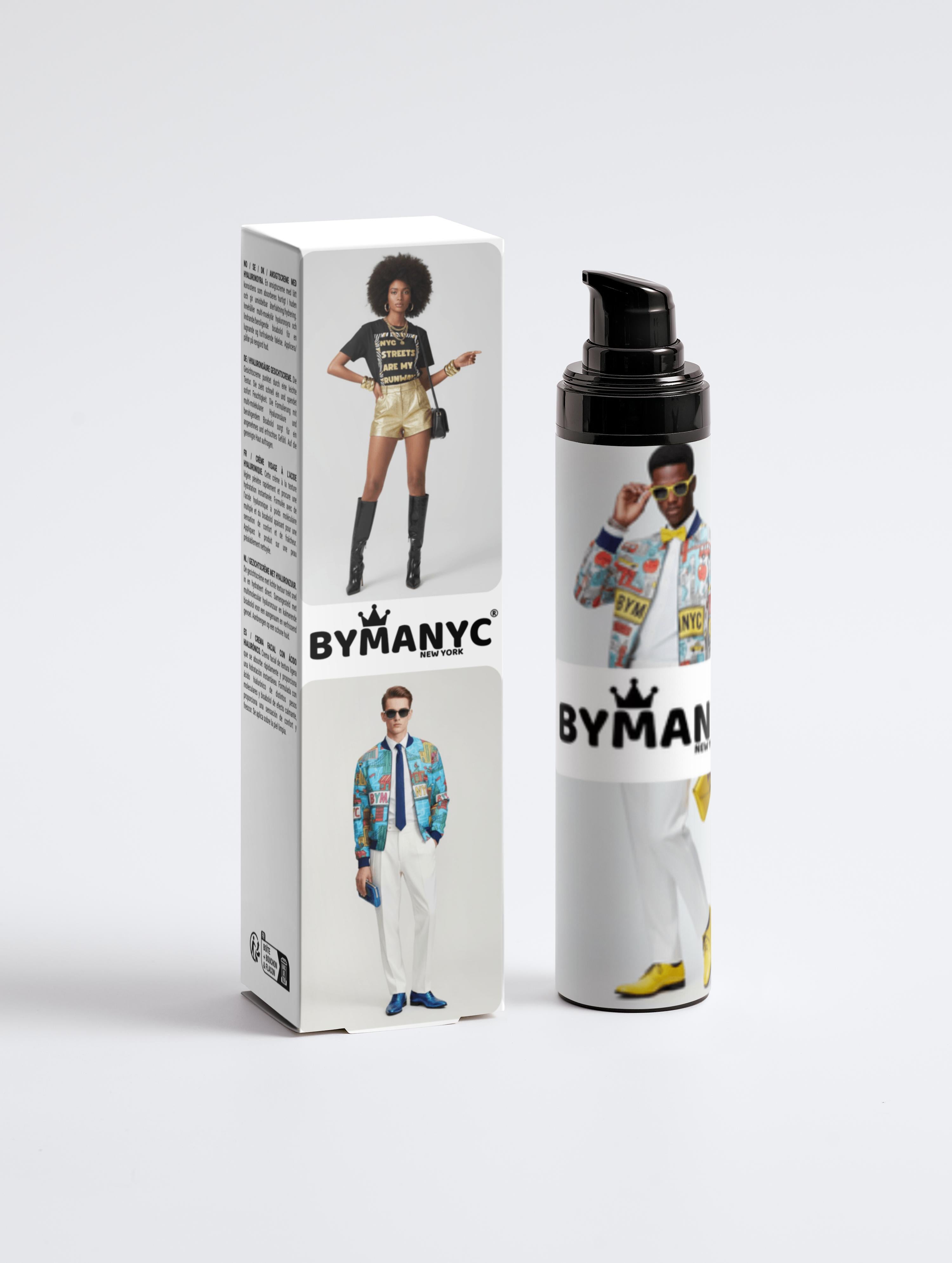  Hyaluronic Acid Face Cream for Men MIDTOWN ECO COSMETICS BYMANYC ® New York.  NYC Wholesale Boutique Inventory - No MOQ & Ready to Ship