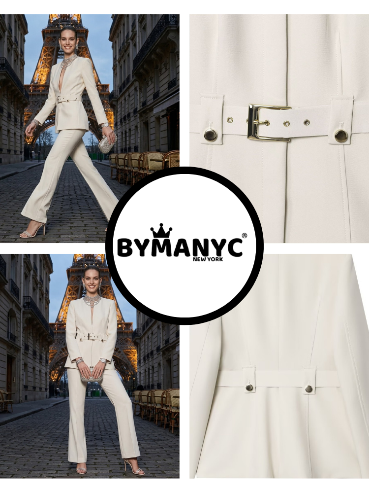  Jacket & Pants Set Women's AVENUE VICTOR HUGO New Collection PARIS LE MARAIS BYMANYC ® New York  NYC Wholesale Boutique Inventory - No MOQ & Ready to Ship