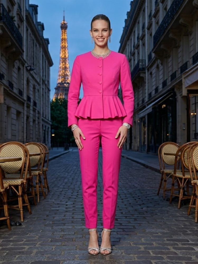  Jacket & Pants Set Women's BASTILLE CHIC New Collection PARIS LE MARAIS BYMANYC ® New York  NYC Wholesale Boutique Inventory - No MOQ & Ready to Ship