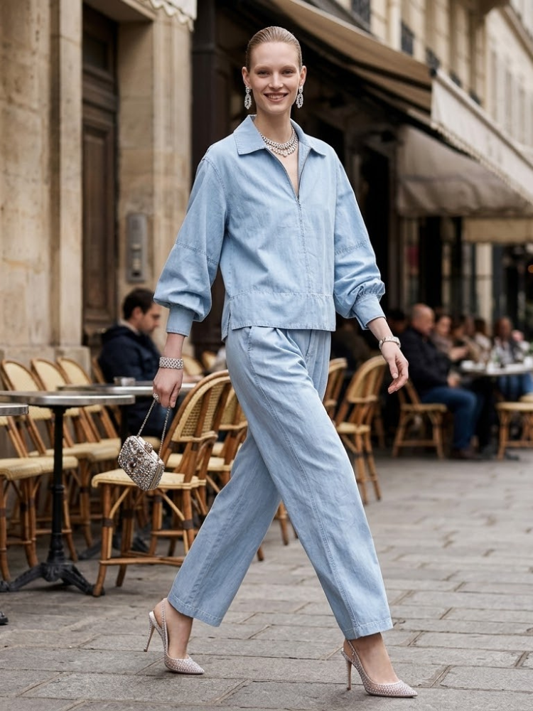  Jacket & Pants Set Women's OPÉRA MAGNIFIQUE New Collection PARIS LE MARAIS BYMANYC ® New York  NYC Wholesale Boutique Inventory - No MOQ & Ready to Ship