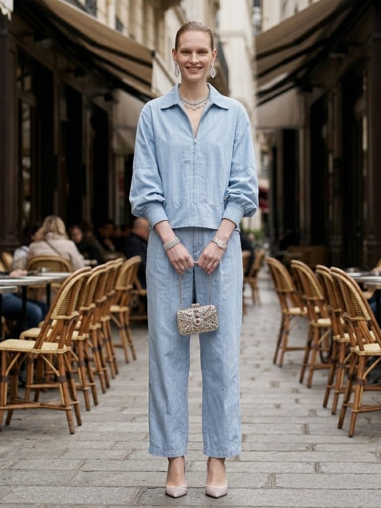  Jacket & Pants Set Women's OPÉRA MAGNIFIQUE New Collection PARIS LE MARAIS BYMANYC ® New York  NYC Wholesale Boutique Inventory - No MOQ & Ready to Ship