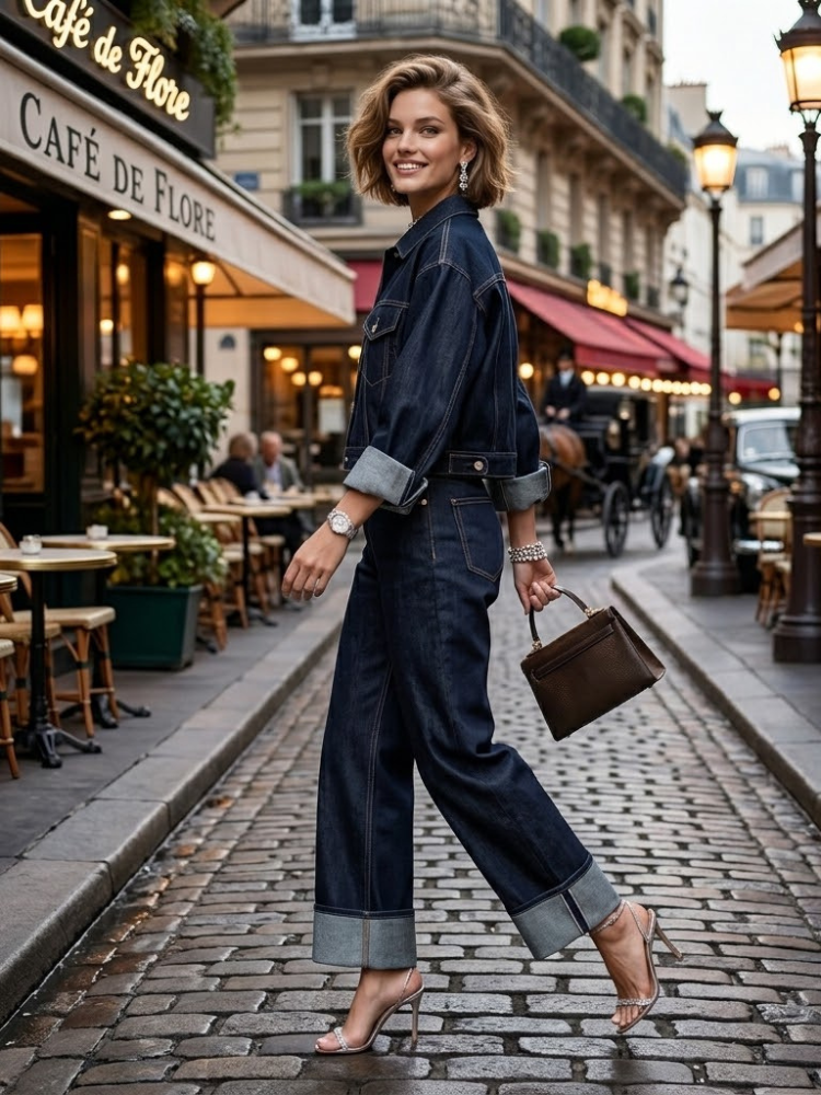  Jacket & Pants Set Women's RUE DE RIVOLI New Collection PARIS LE MARAIS BYMANYC ® New York  NYC Wholesale Boutique Inventory - No MOQ & Ready to Ship