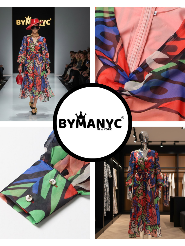  Kaleidoscope Butterfly Maxi • CHELSEA New Collection BYMANYC ® New York  NYC Wholesale Boutique Inventory - No MOQ & Ready to Ship