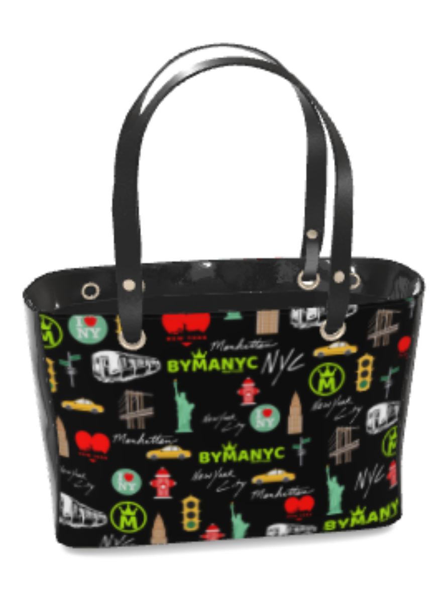 LA VIE EN ROSE Manhattan Handbag BYMANYC ® New York Vegan Elegance - BYMANYC ® New York  
