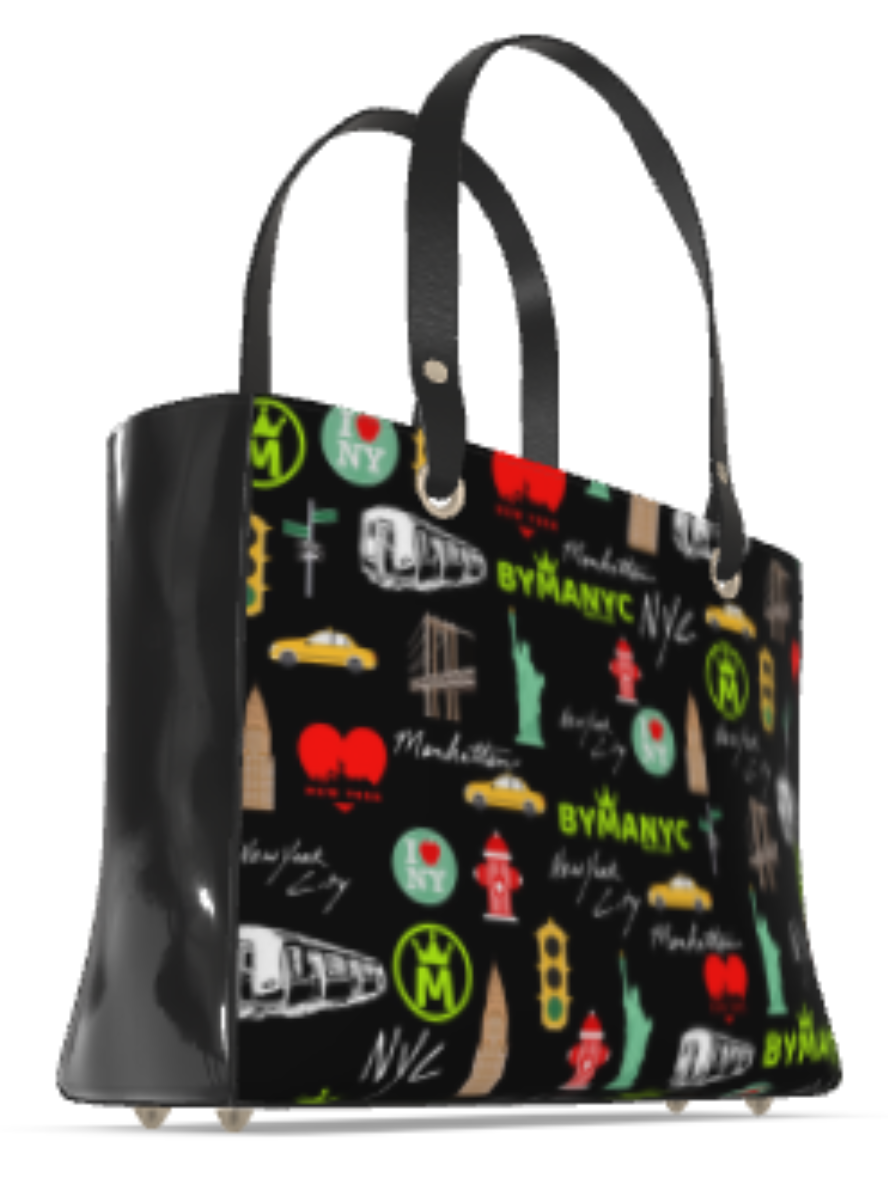 LA VIE EN ROSE Manhattan Handbag BYMANYC ® New York Vegan Elegance - BYMANYC ® New York  