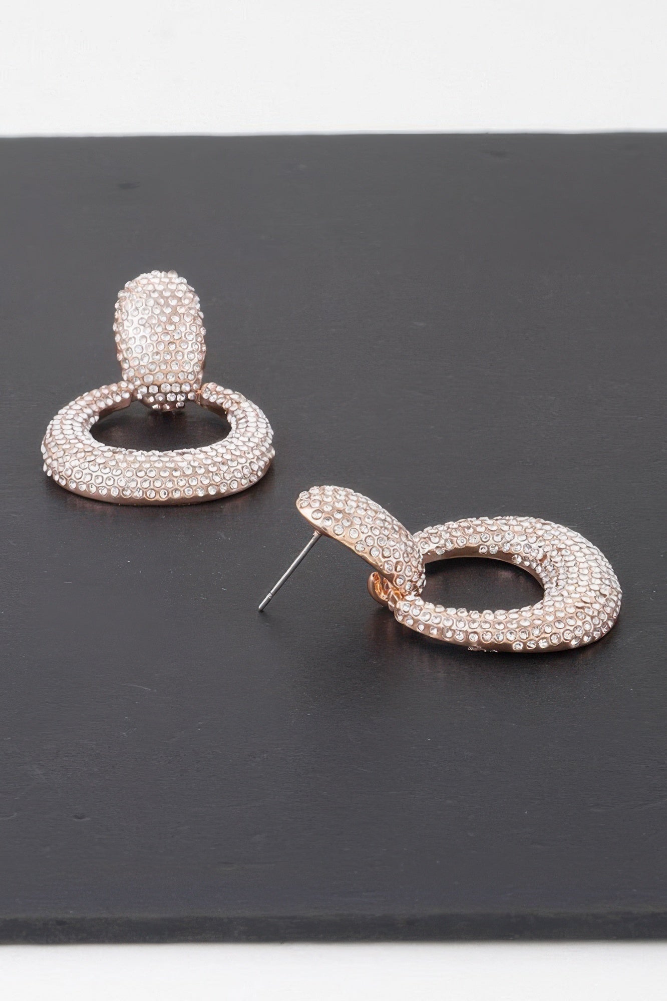  LINCOLN CENTER Bejeweled Hoop Drop Earrings: NYFW BYMANYC ® New York  NYC Wholesale Boutique Inventory - No MOQ & Ready to Ship