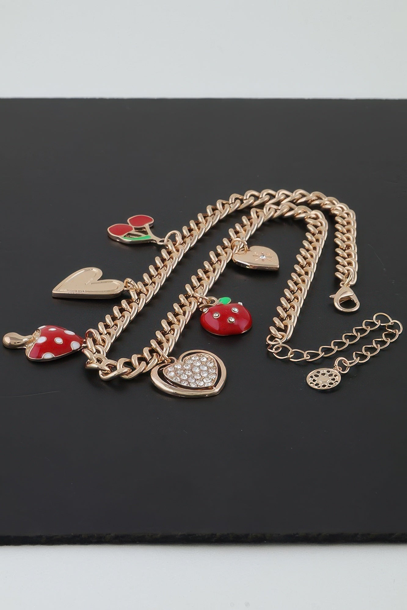  LITTLE ITALY Sweet Charms Chain Necklace: NYFW BYMANYC ® New York  NYC Wholesale Boutique Inventory - No MOQ & Ready to Ship