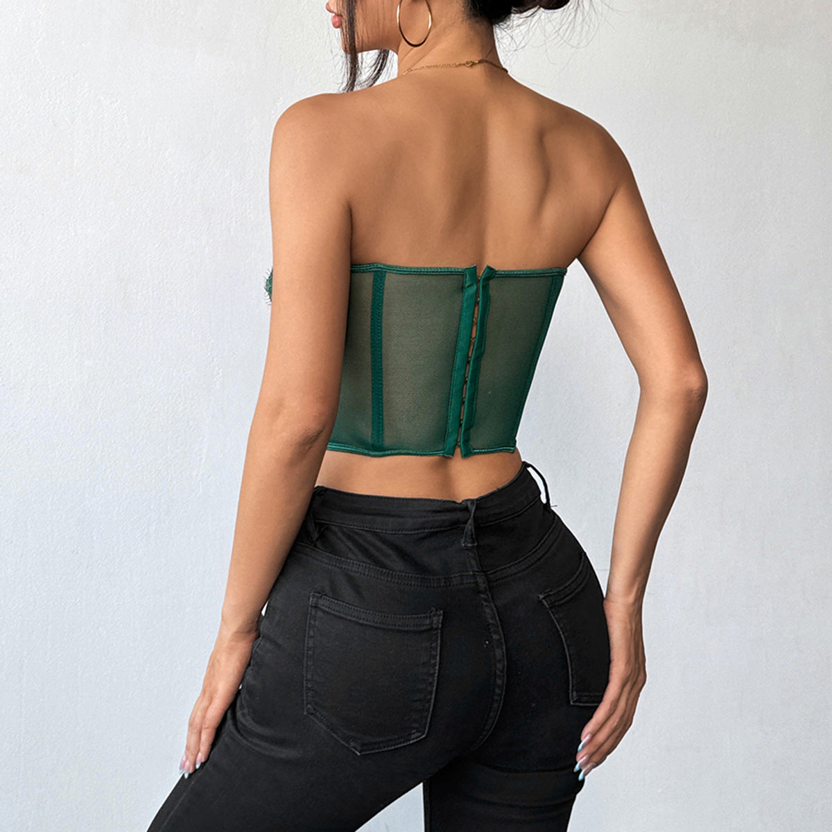 Lace Corset Top with Backless and Shaping Fit For Women, Meatpacking District, BYMANYC New York. - BYMANYC ® New York  