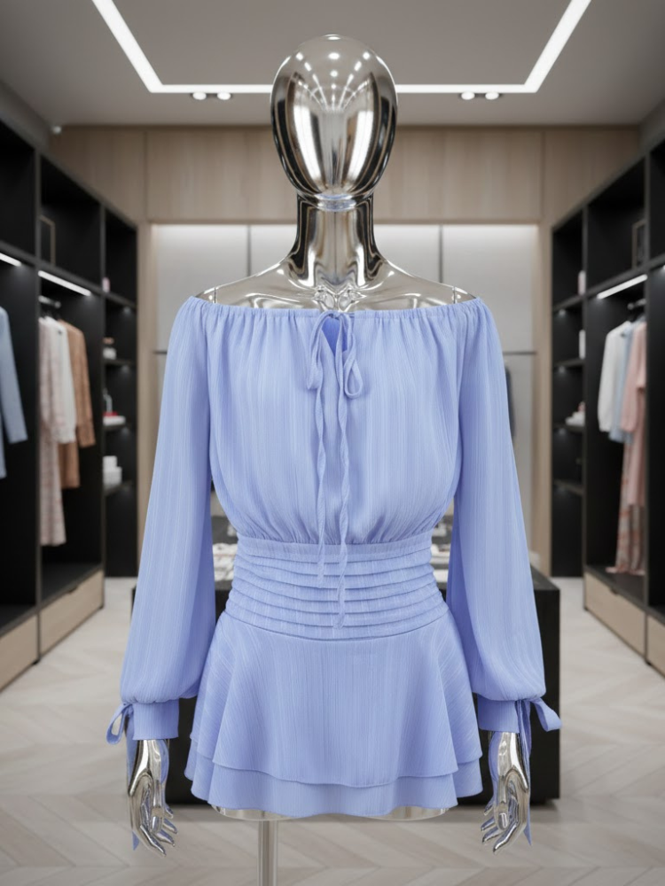 Lilac Serenity Blouse • CHELSEA New Collection BYMANYC ® New York - BYMANYC ® New York  