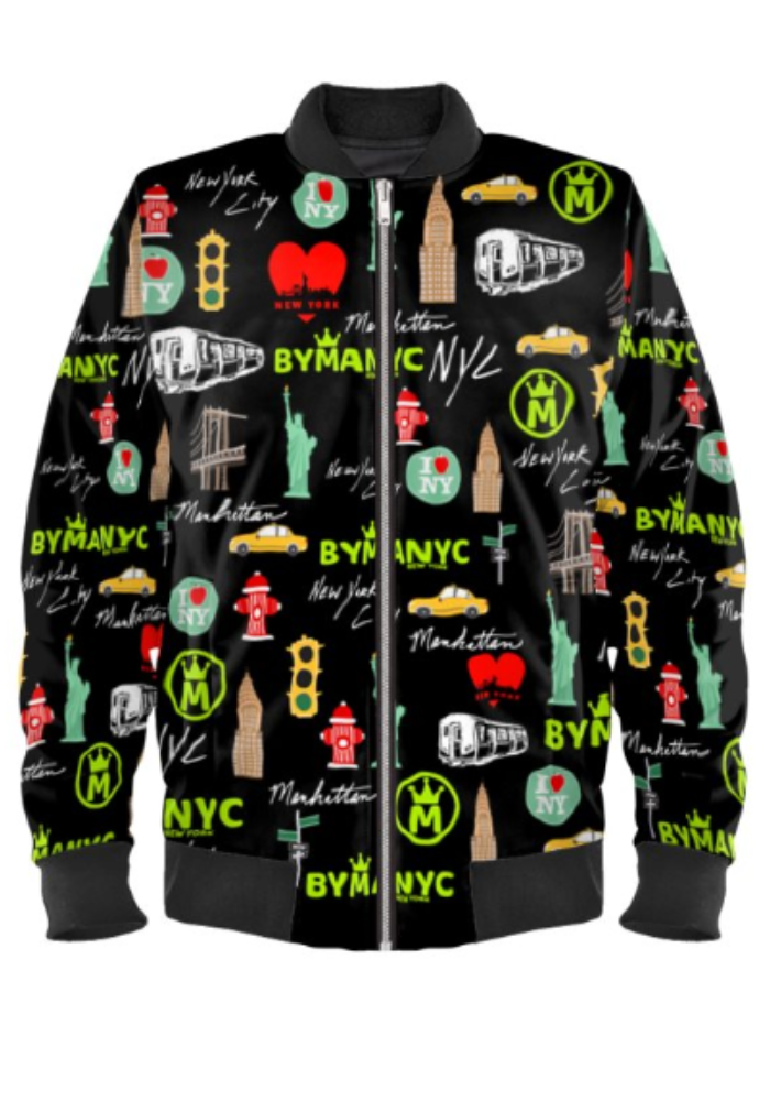 Limited Edition Jacket Manhattan Mosaic Nocturne – BYMANYC ® New York - BYMANYC ® New York 