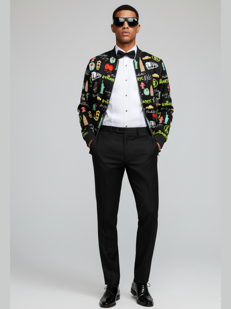 Limited Edition Jacket Manhattan Mosaic Nocturne – BYMANYC ® New York - BYMANYC ® New York  