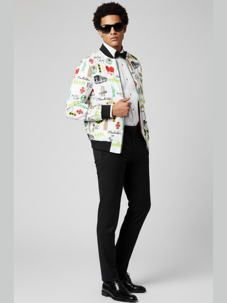 Limited Edition Jacket Manhattan Mosaic Sunset – BYMANYC ® New York - BYMANYC ® New York  