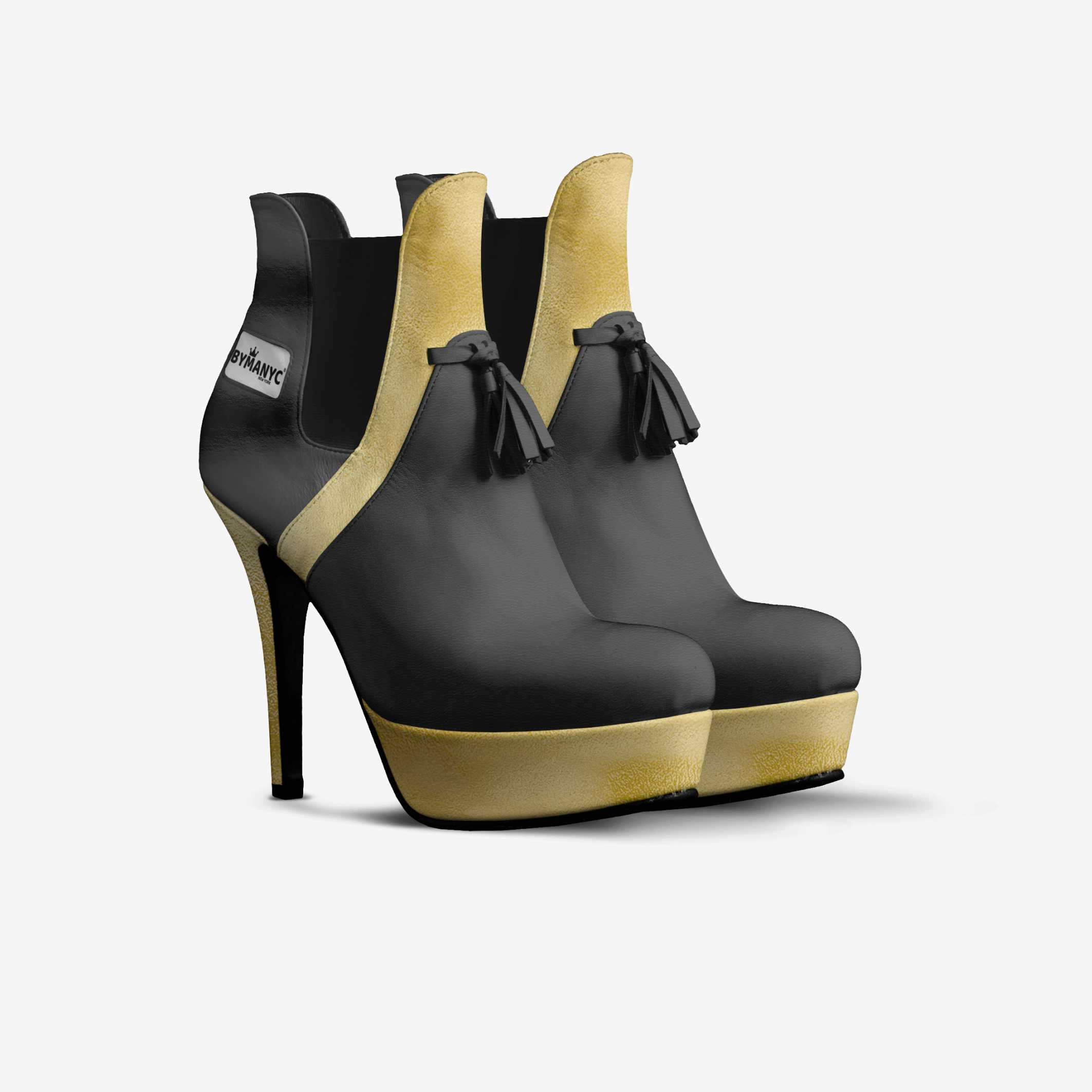 Limited Edition Vegan Over-the-Knee Boots BYMANYC® New York Skyline Black - BYMANYC ® New York 