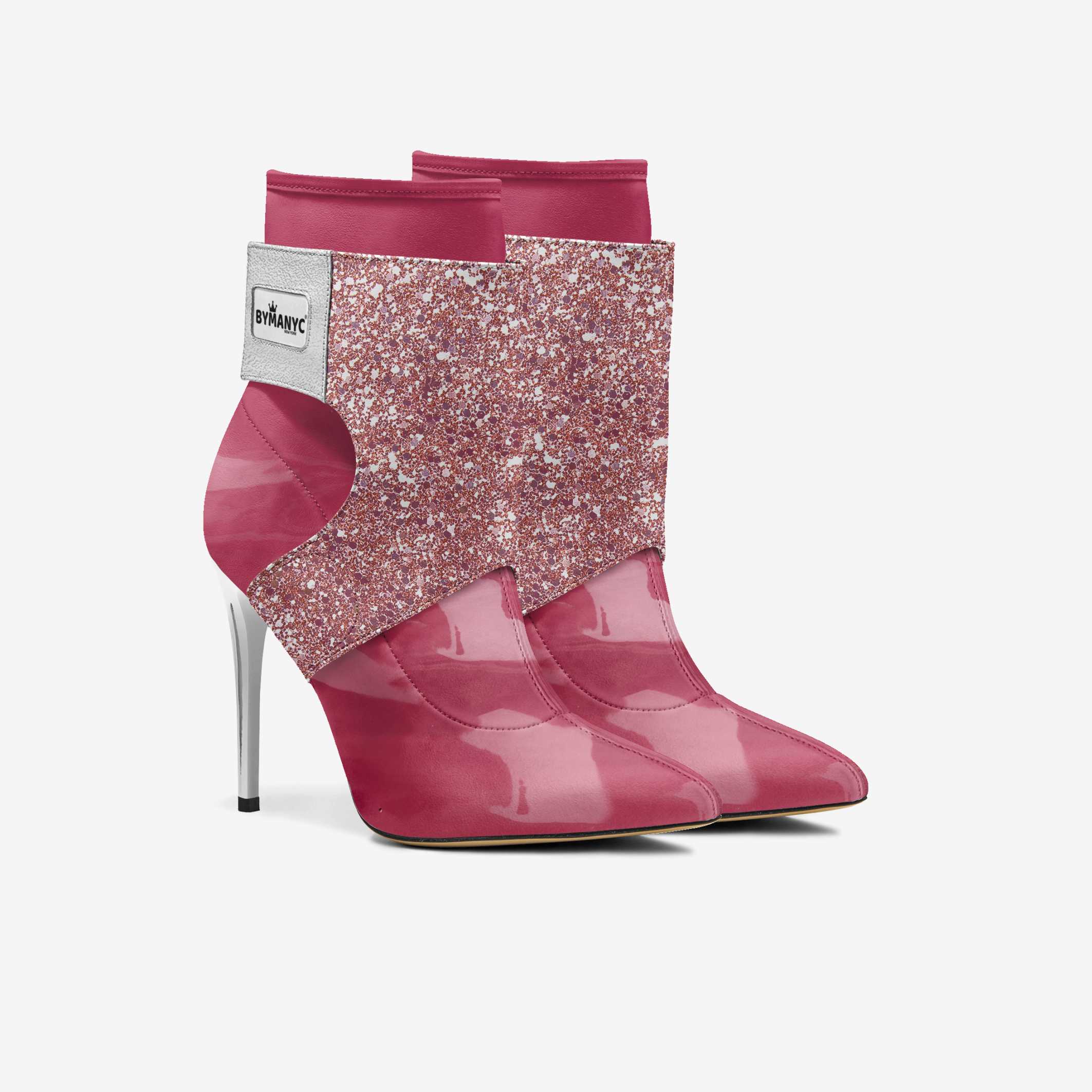 Limited Edition Vegan Stiletto Boots BYMANYC ® New York Futurista Black - BYMANYC ® New York  
