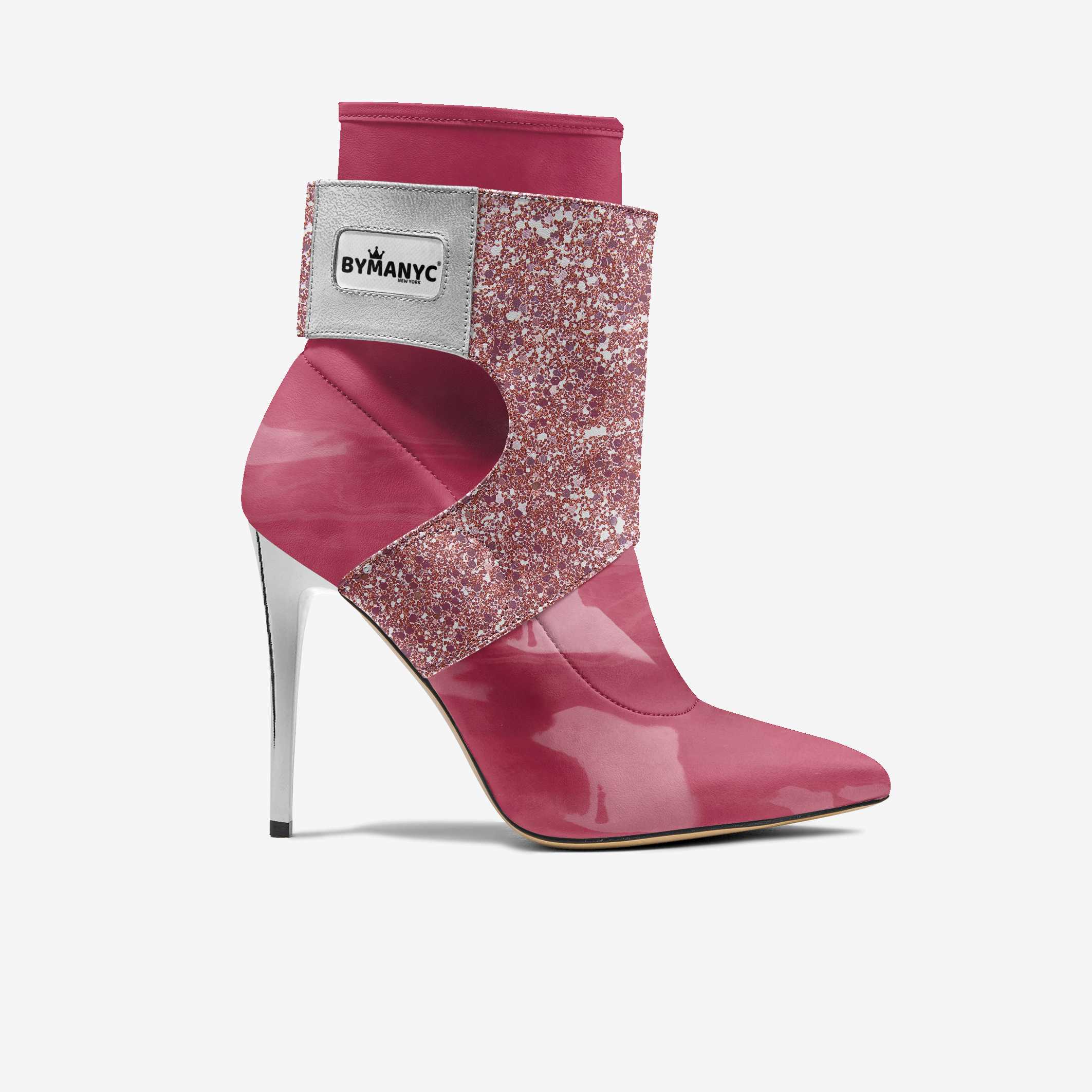 Limited Edition Vegan Stiletto Boots BYMANYC ® New York Futurista Black - BYMANYC ® New York  