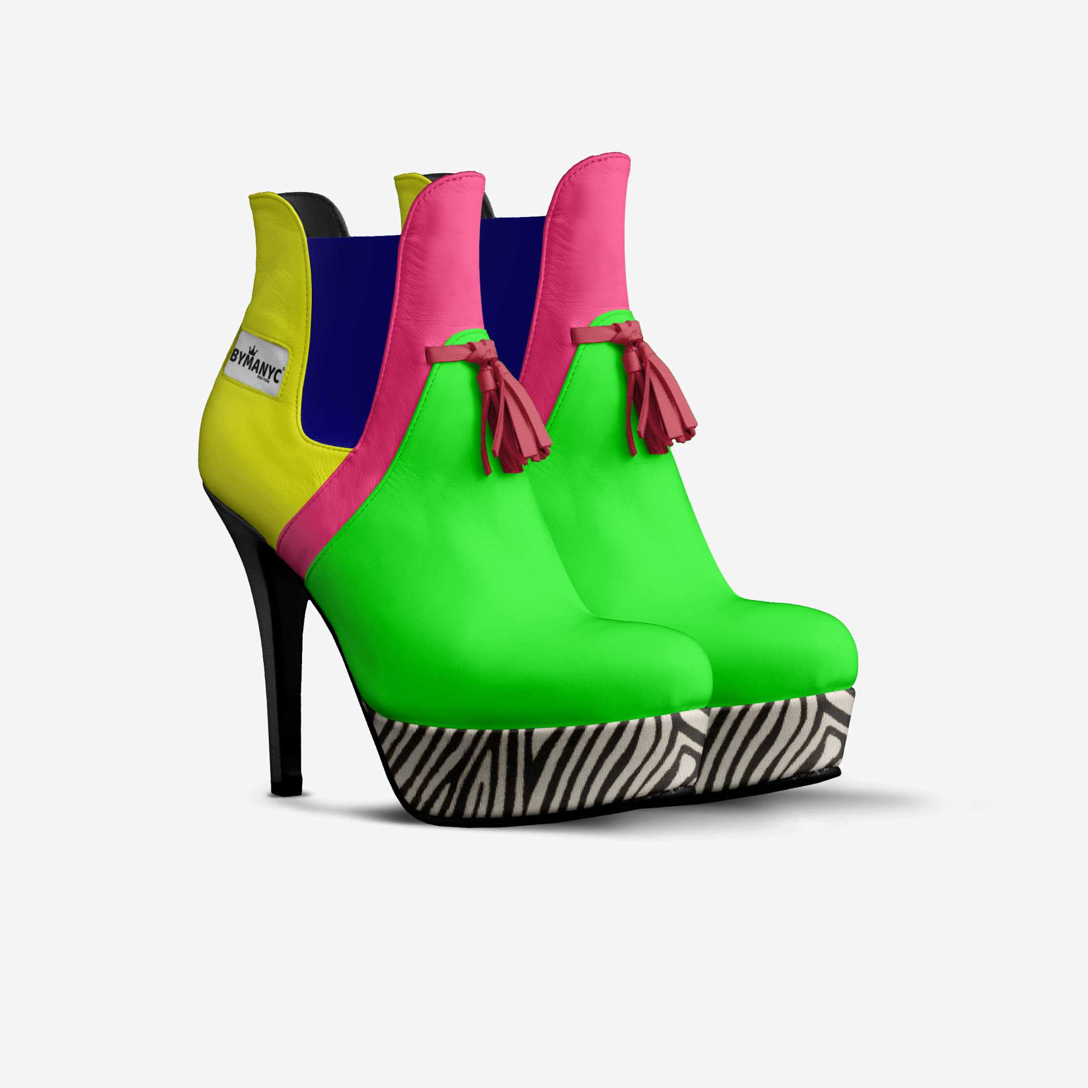 Limited Edition Vegan Tassels Platform Pump BYMANYC ® New York R&B Chic - BYMANYC ® New York 