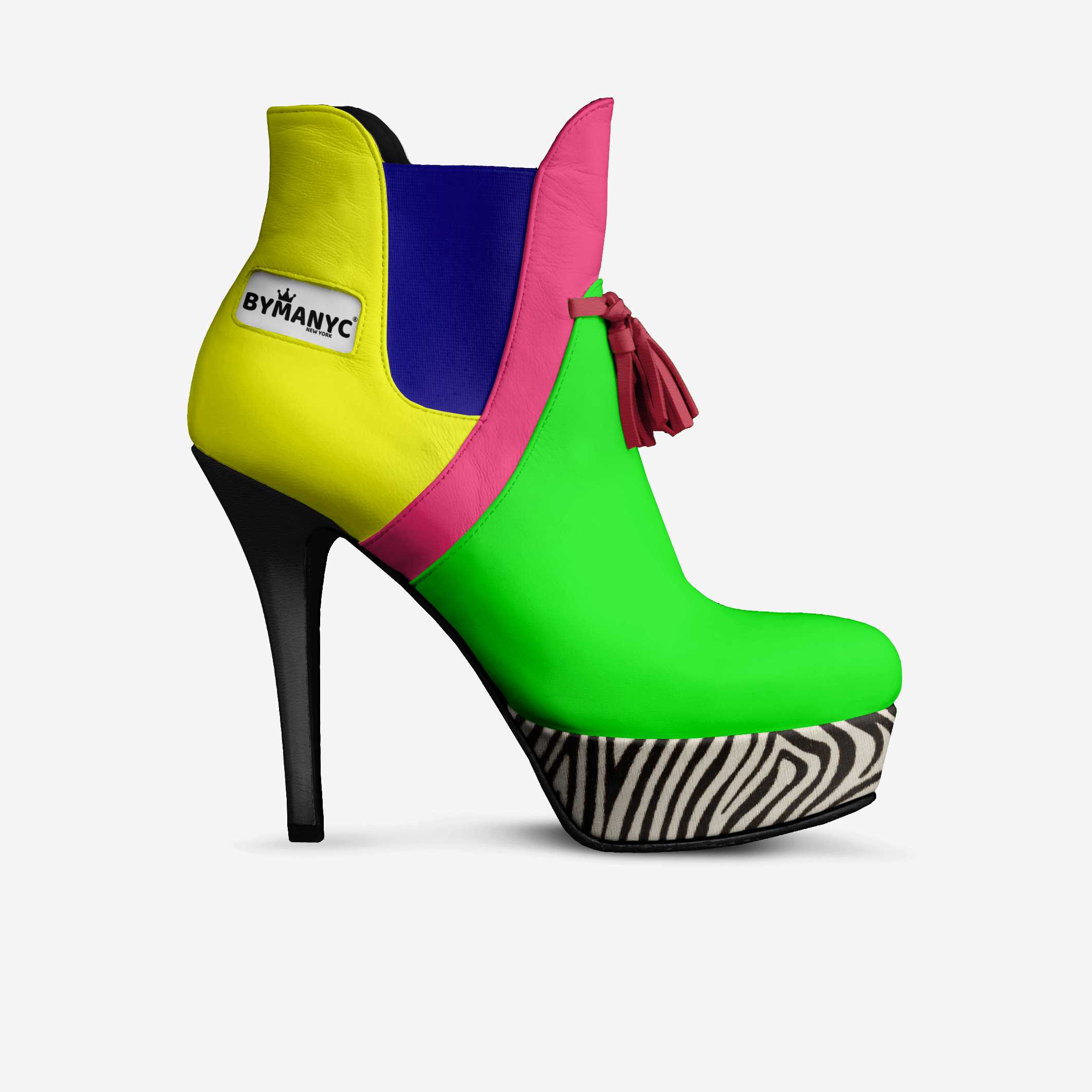 Limited Edition Vegan Tassels Platform Pump BYMANYC ® New York R&B Chic - BYMANYC ® New York 