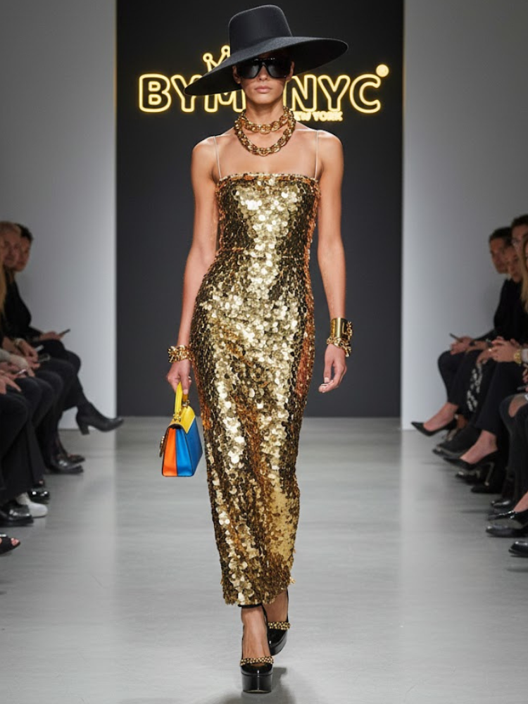 Liquid Gold Sequin • LUXE New Collection BYMANYC ® New York