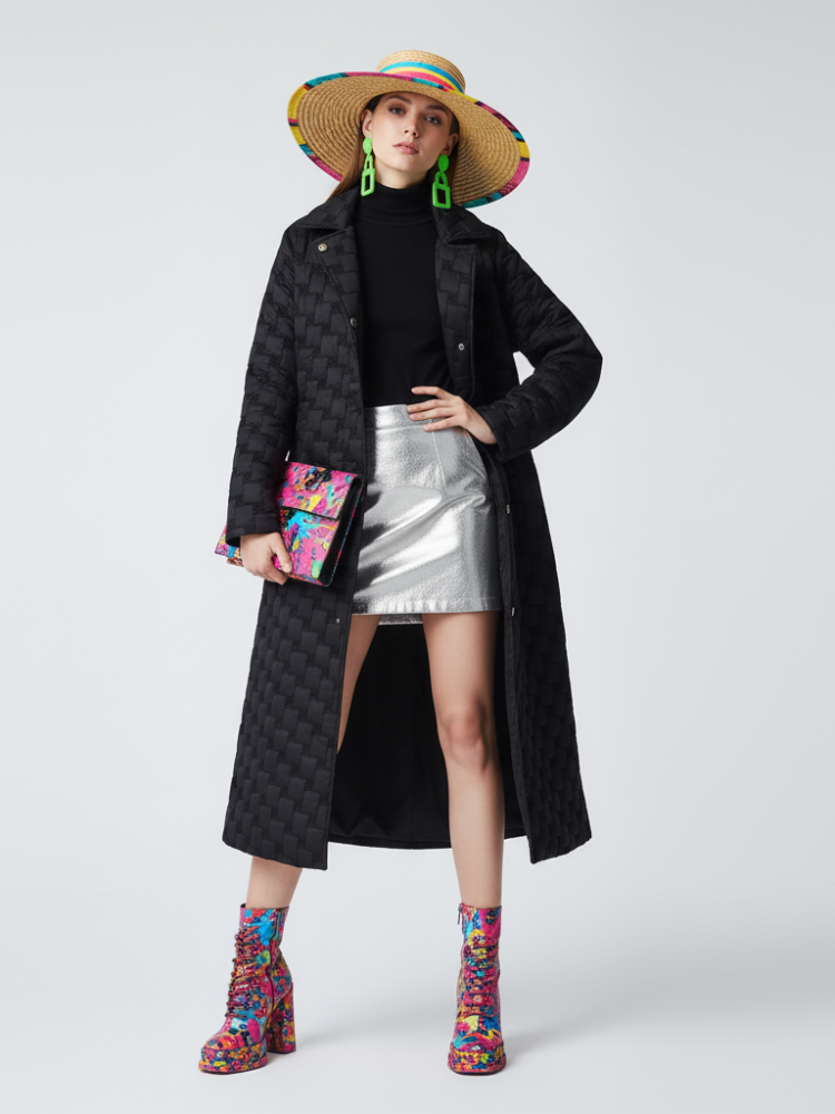  Long Quilted Puffer Coat FIFTH AVENUE BYMANYC ® New York  NYC Wholesale Boutique Inventory - No MOQ & Ready to Ship