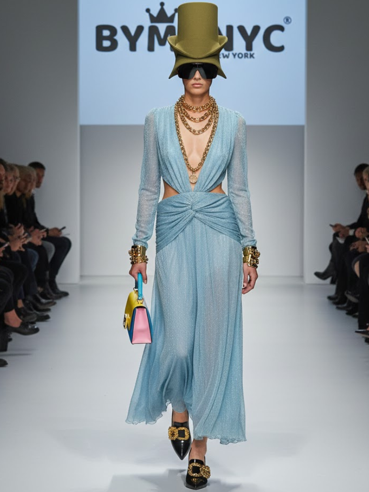  Luminous Cut-Out Maxi • SKY New Collection BYMANYC ® New York  NYC Wholesale Boutique Inventory - No MOQ & Ready to Ship