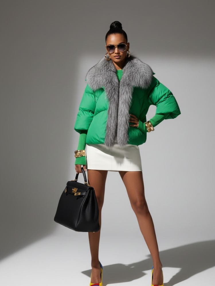  Lux Fur-Trimmed Puffer • THE PLAZA New Collection BYMANYC ® New York  NYC Wholesale Boutique Inventory - No MOQ & Ready to Ship