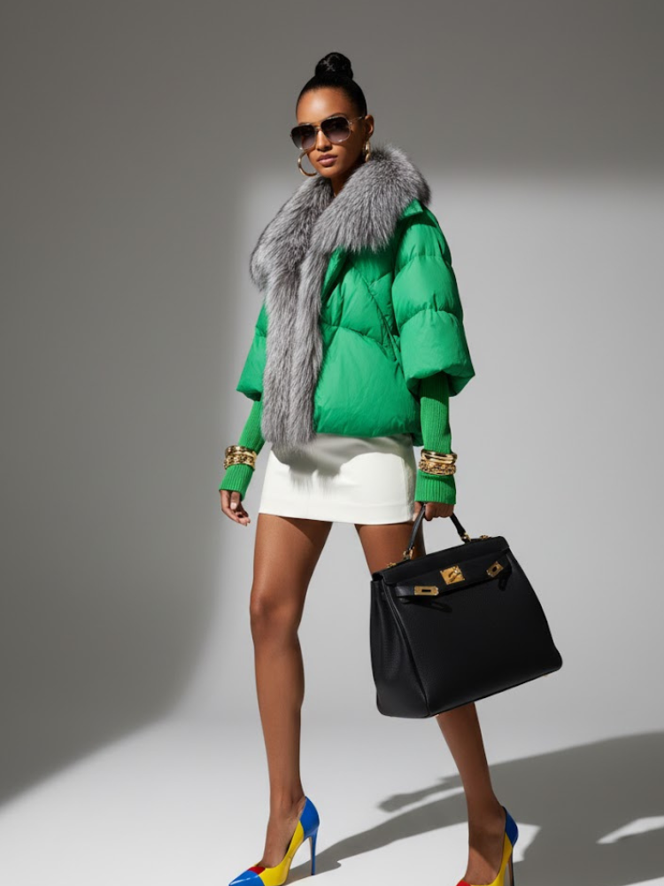  Lux Fur-Trimmed Puffer • THE PLAZA New Collection BYMANYC ® New York  NYC Wholesale Boutique Inventory - No MOQ & Ready to Ship